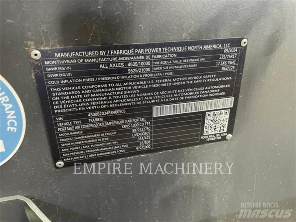 Atlas Copco XRVS1000CD 콤푸레샤
