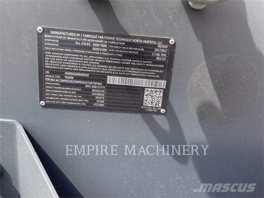 Atlas Copco XRVS1000CD 콤푸레샤