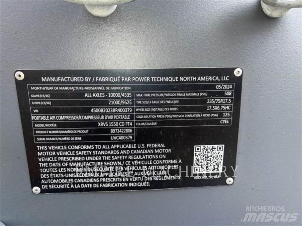 Atlas Copco XRVS1550CD 콤푸레샤