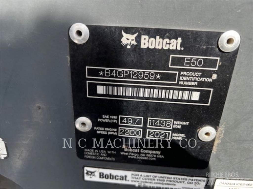 Bobcat E50 대형 굴삭기 29톤 이상