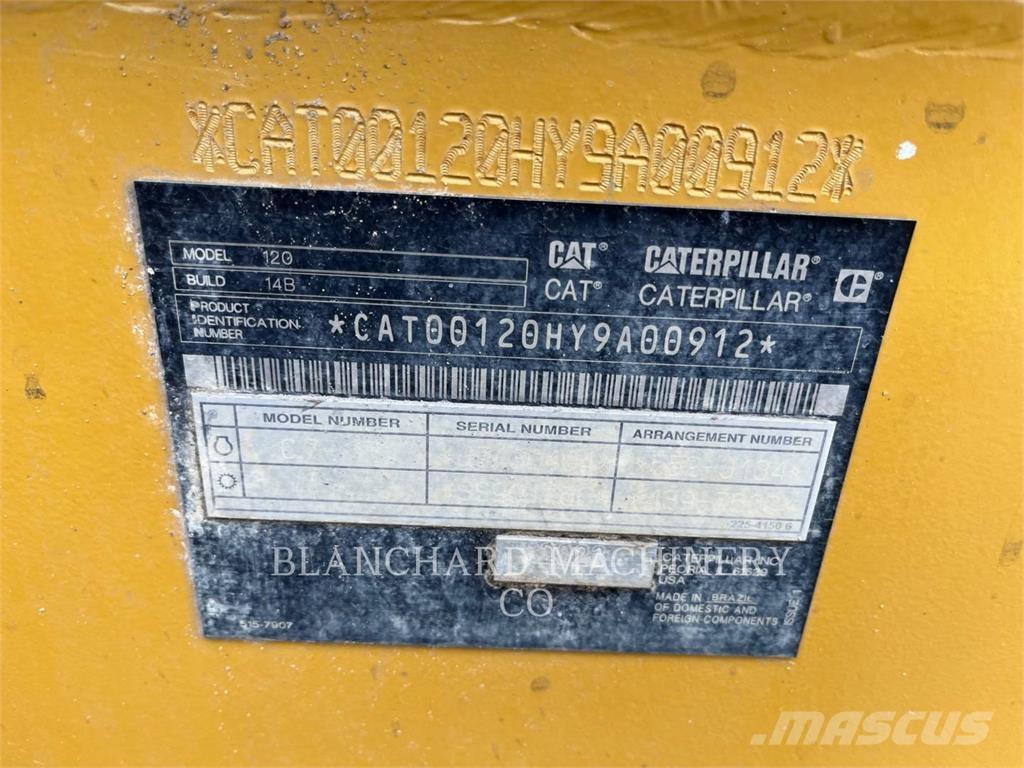 CAT 120 그레이더