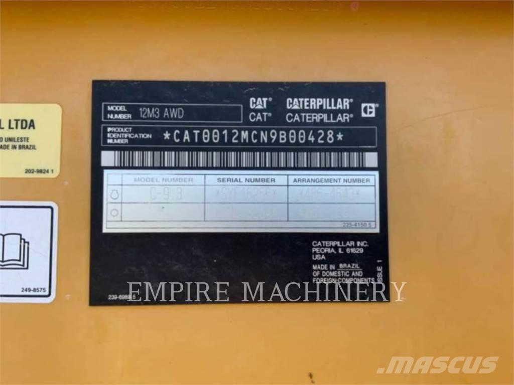 CAT 12M3 AWD 그레이더