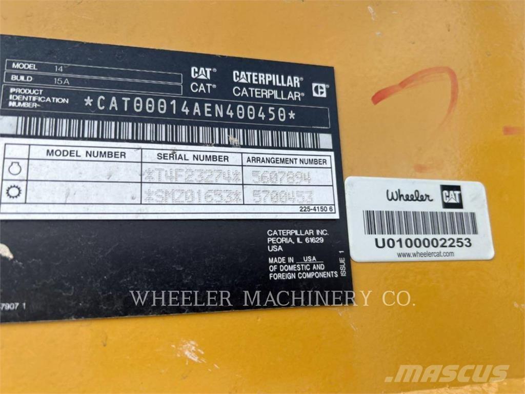 CAT 14 그레이더