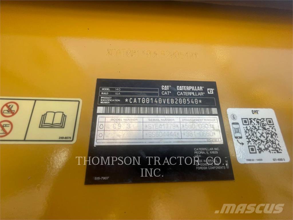 CAT 140 그레이더