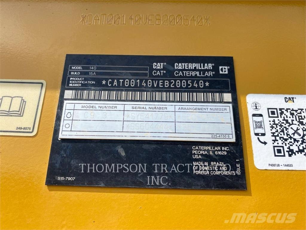 CAT 140 그레이더