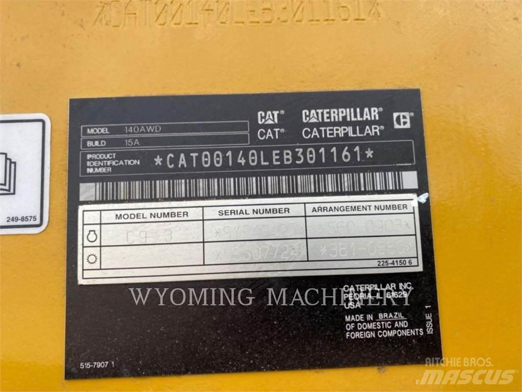 CAT 140 AWD 그레이더