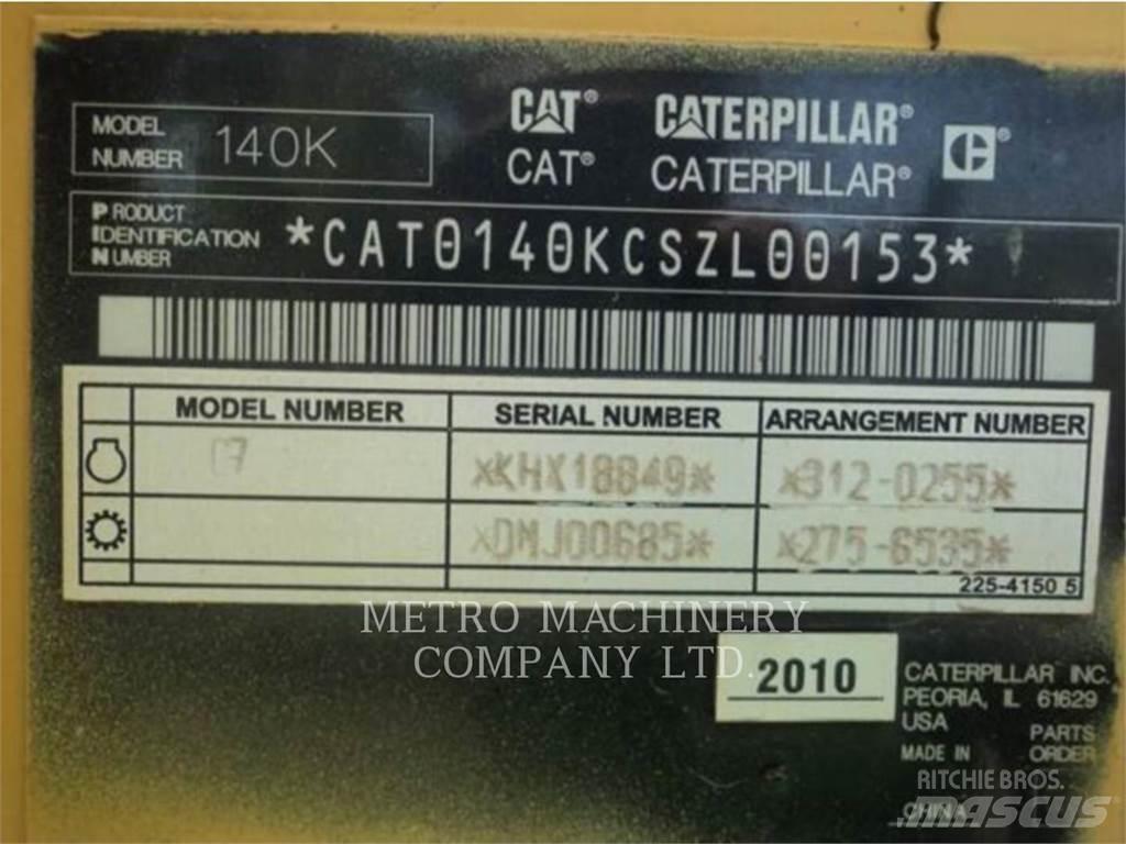 CAT 140K 그레이더