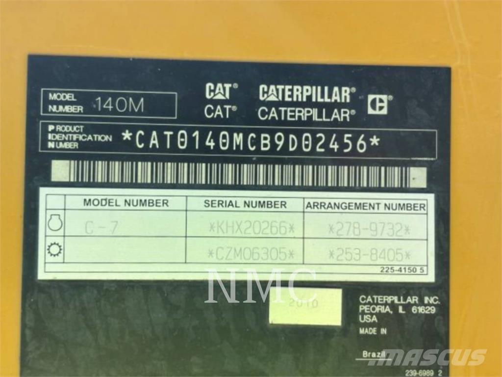 CAT 140M 그레이더