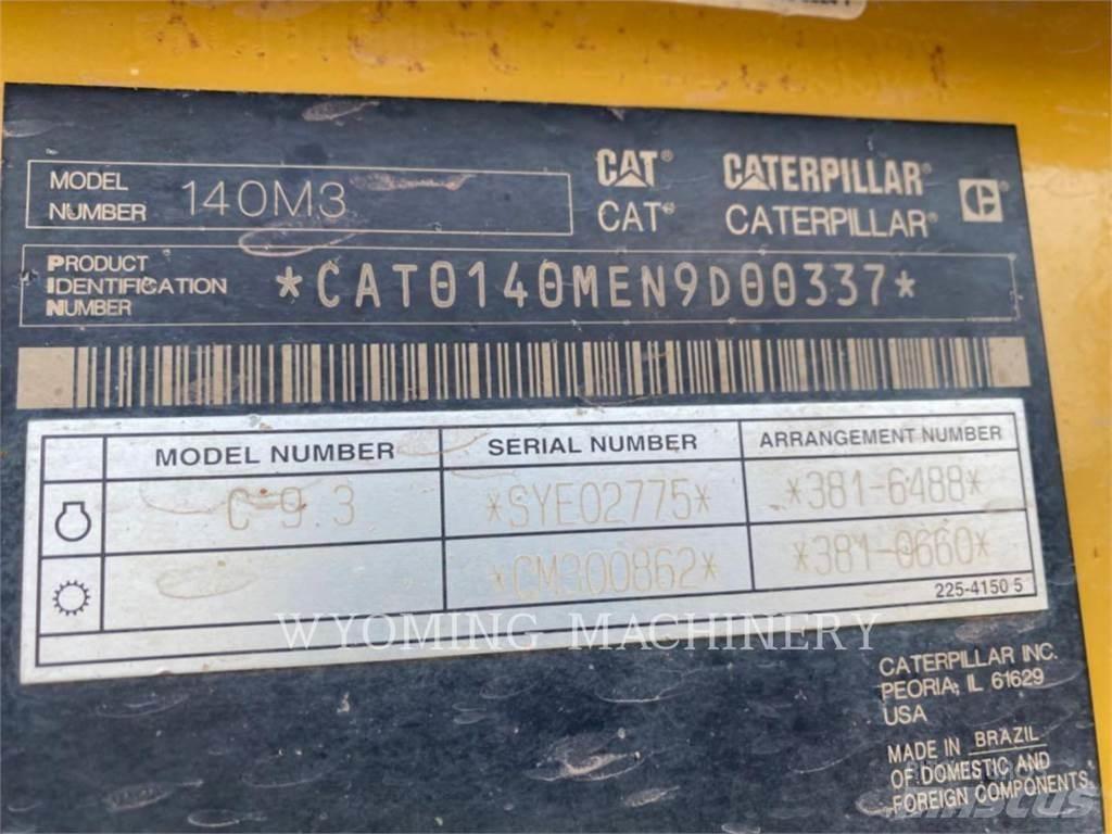 CAT 140M 3 그레이더
