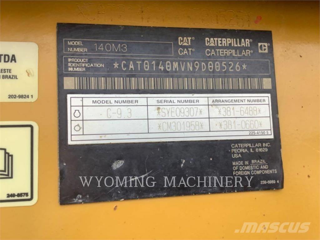 CAT 140M3 그레이더
