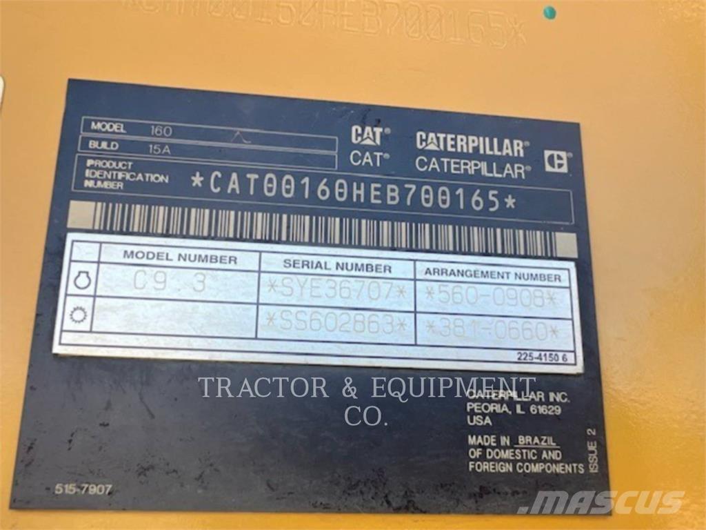 CAT 160-15AWD 그레이더