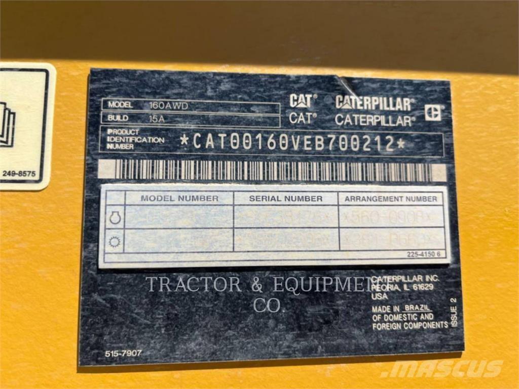 CAT 160 AWD 그레이더