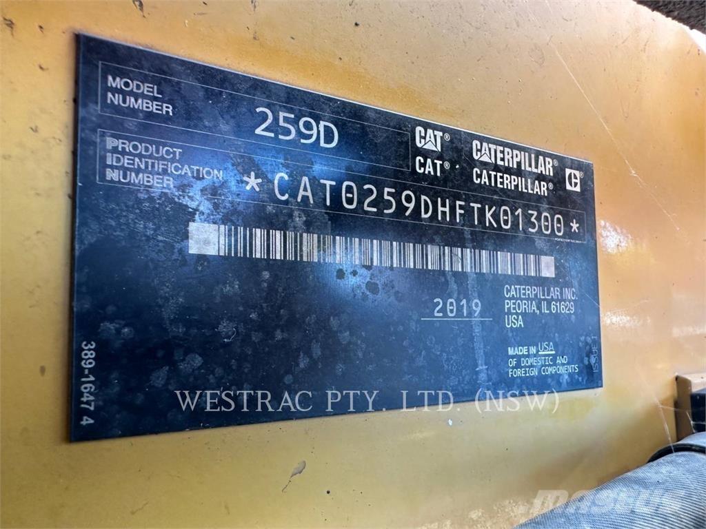 CAT 259D 궤도식 로우더