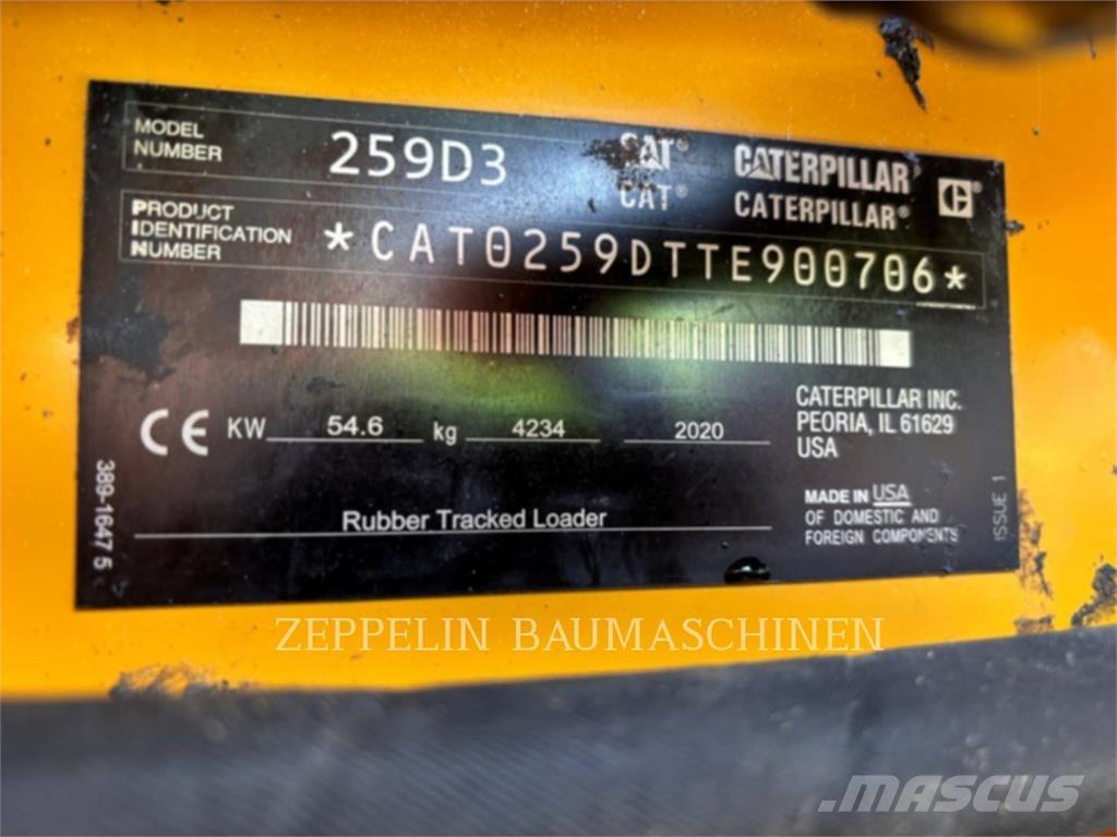 CAT 259D  스키드로더