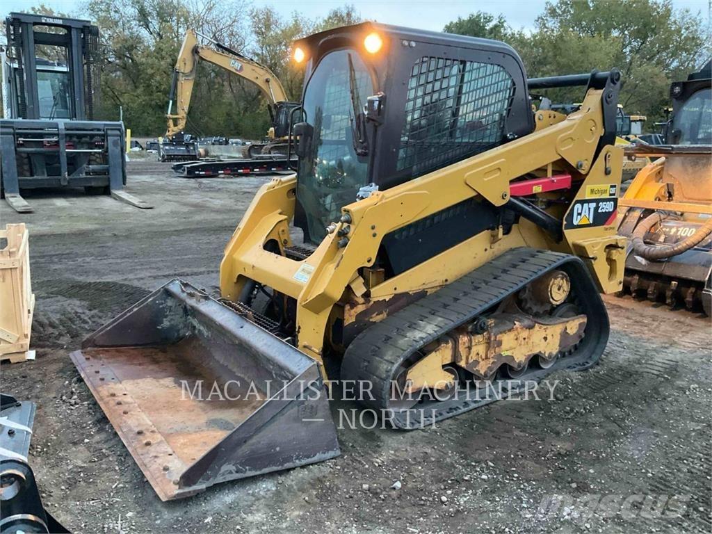 CAT 259D A2Q  스키드로더