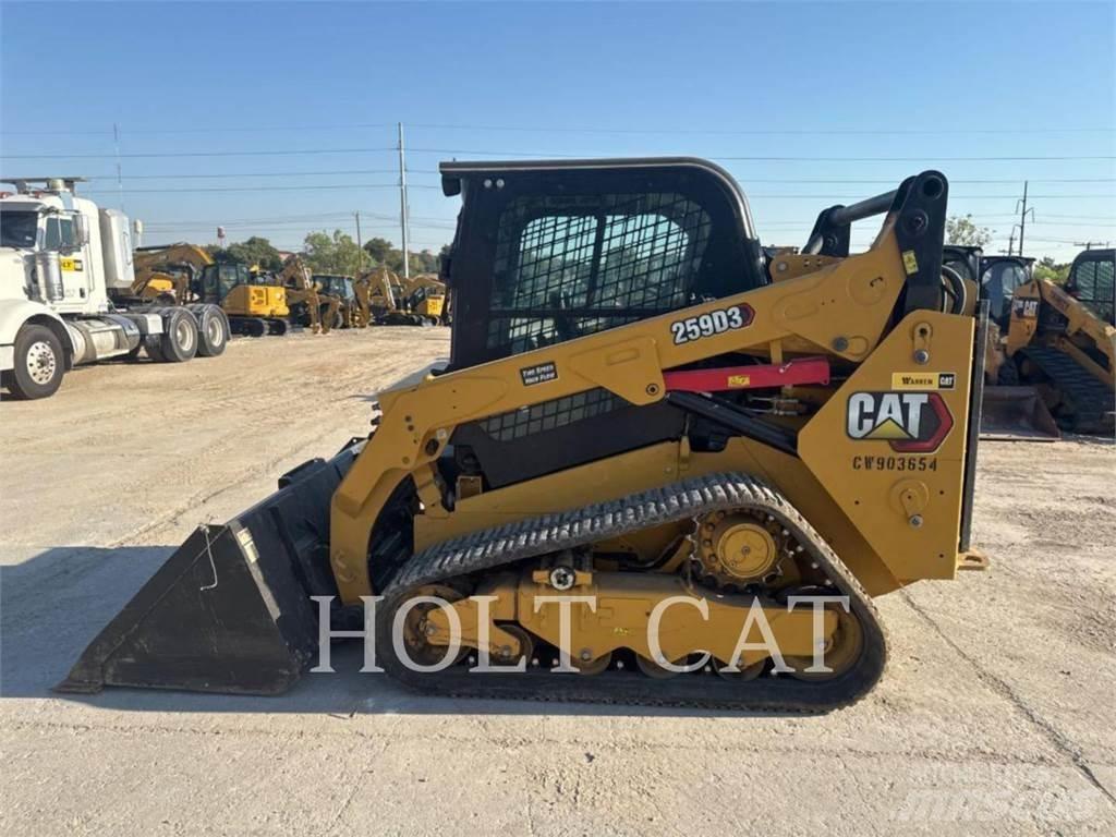 CAT 259D CAB 궤도식 로우더