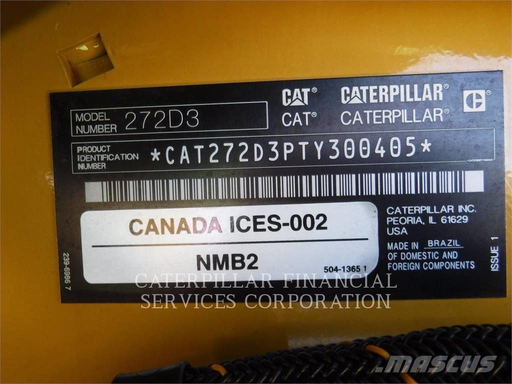 CAT 272D3HF  스키드로더