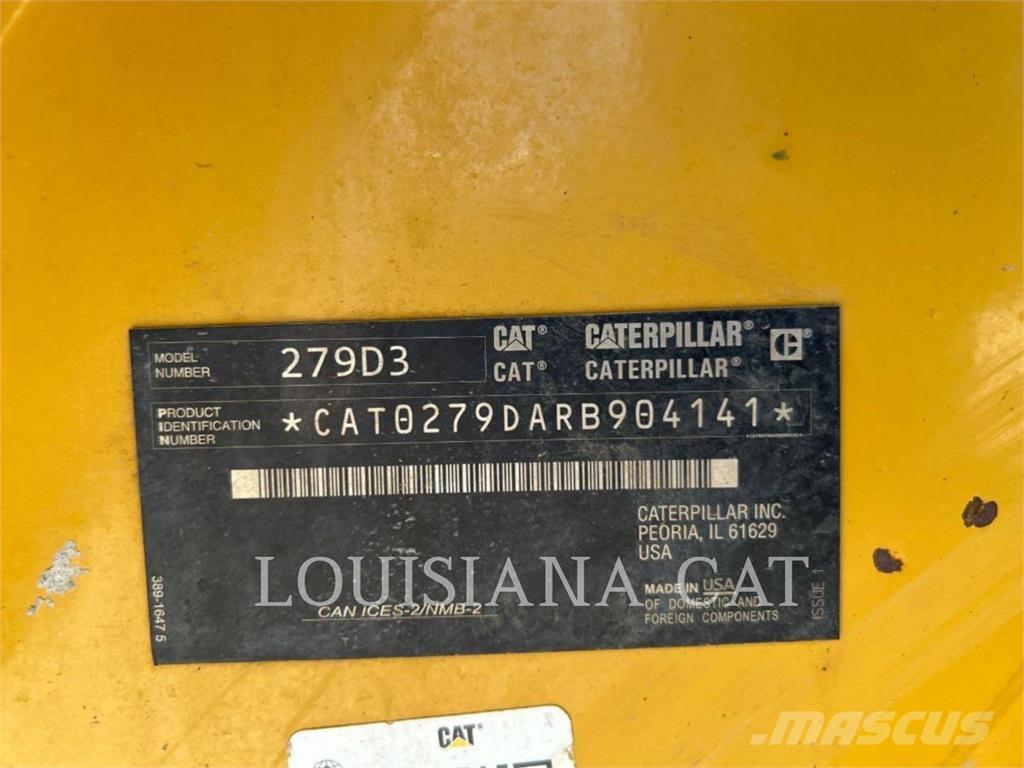 CAT 279D3  스키드로더