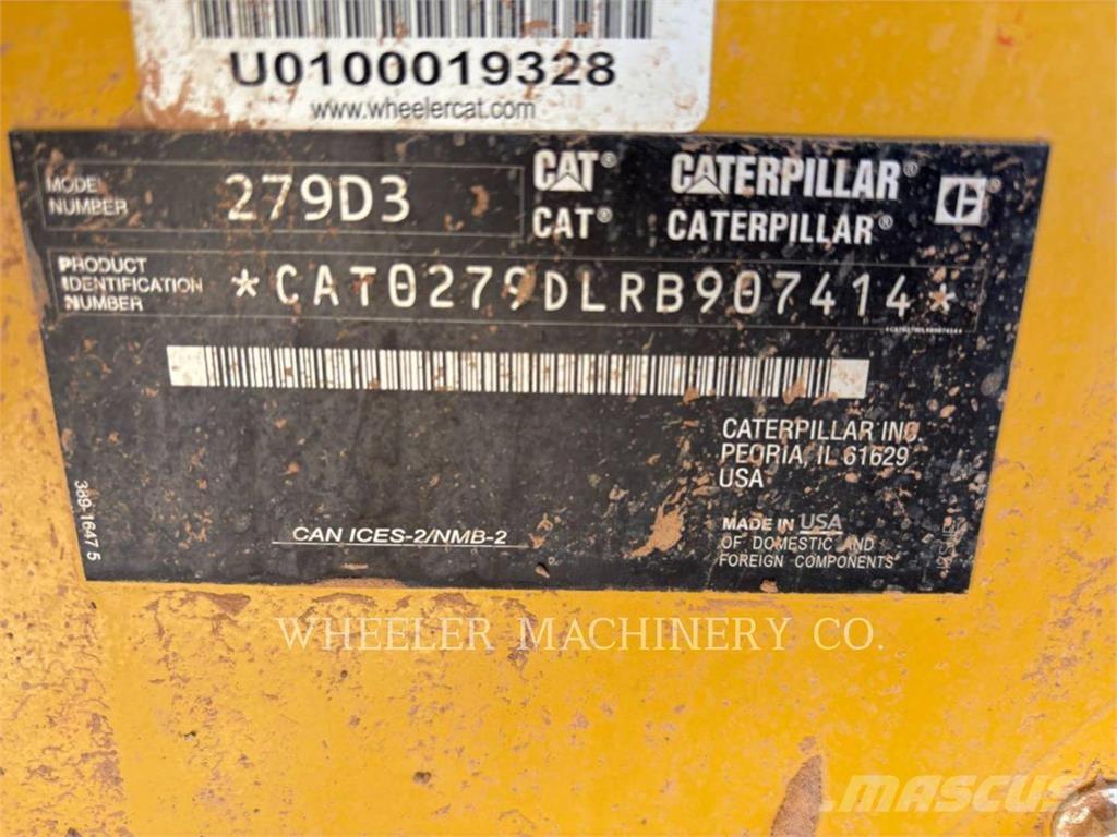 CAT 279D3 C3H2 궤도식 로우더