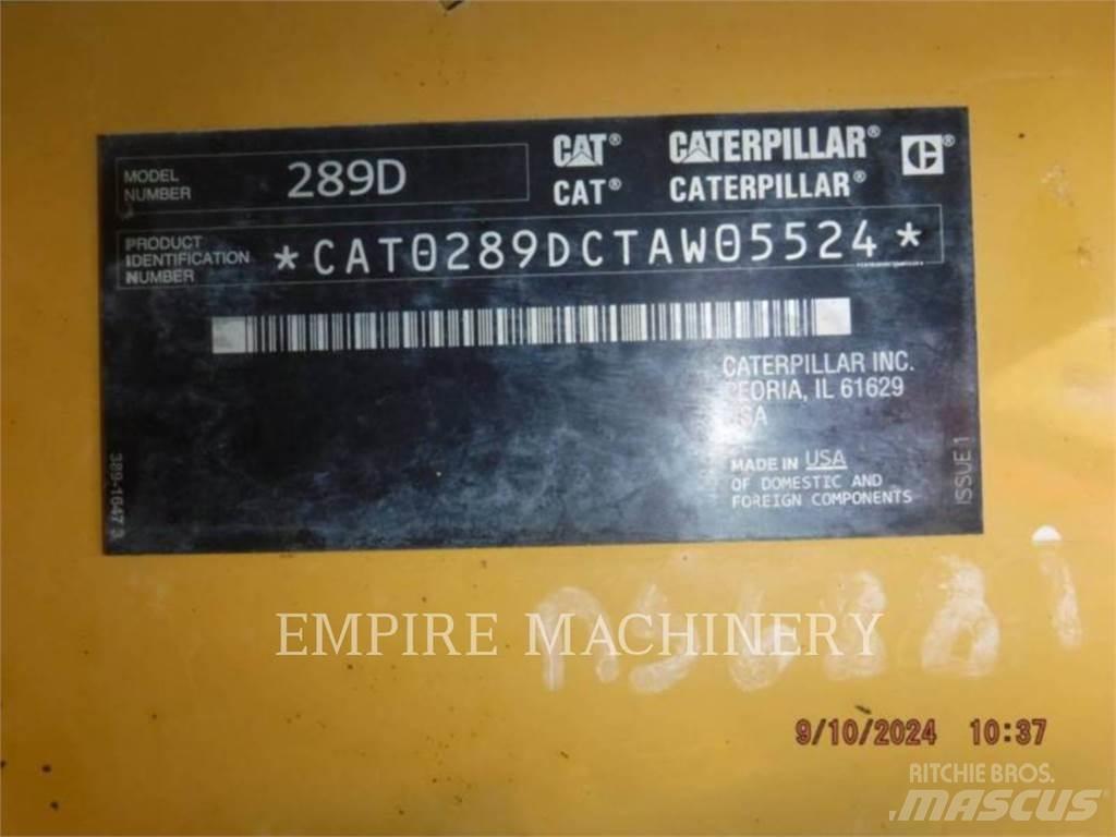 CAT 289D  스키드로더