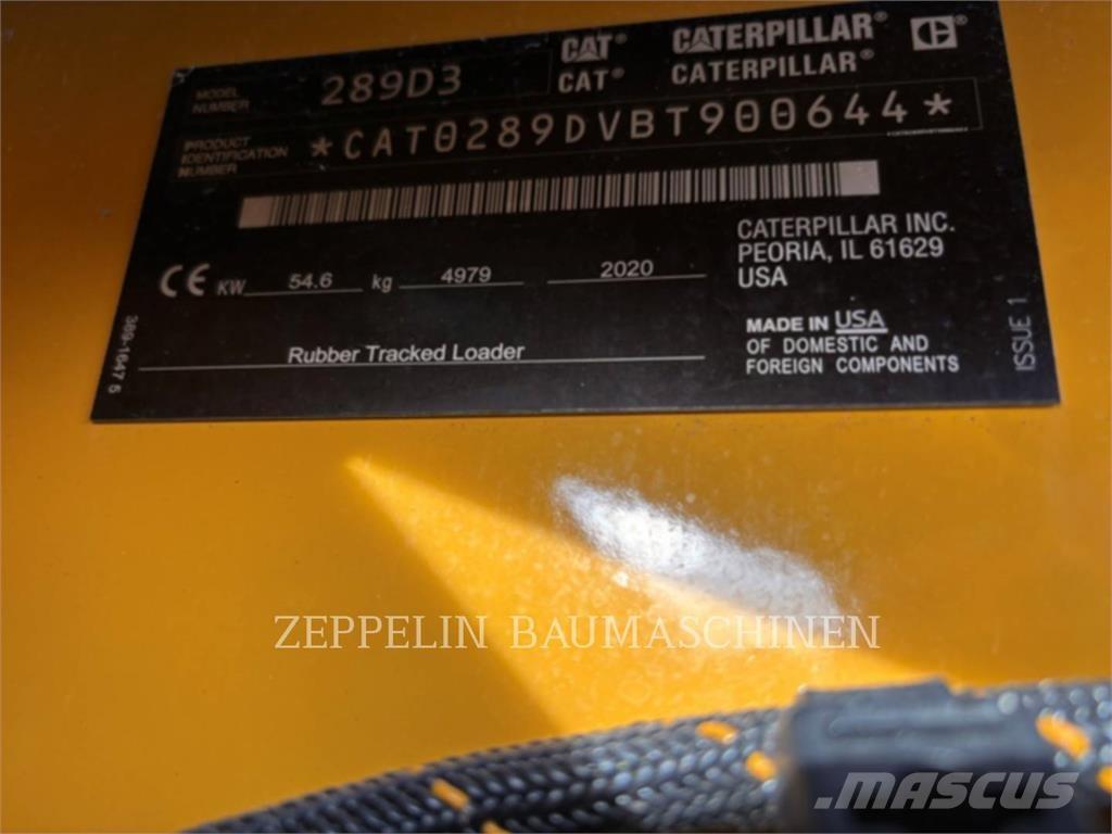 CAT 289D  스키드로더