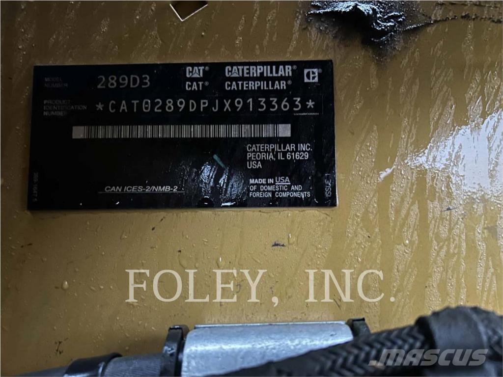 CAT 289D3 궤도식 로우더