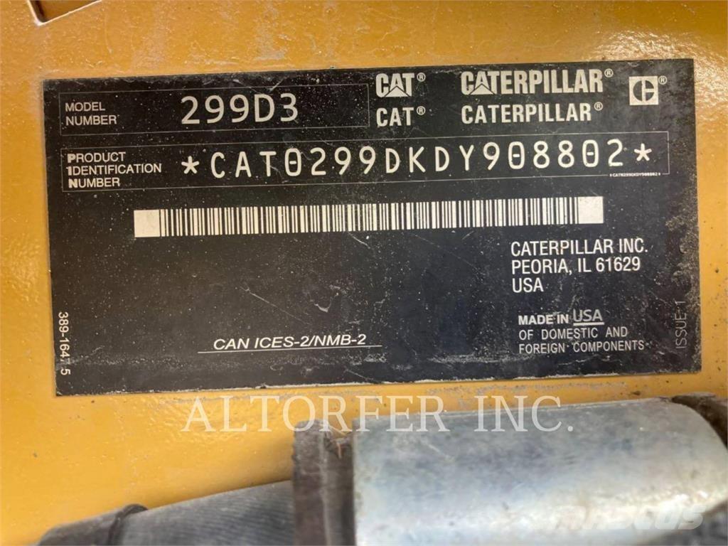 CAT 299D3  스키드로더