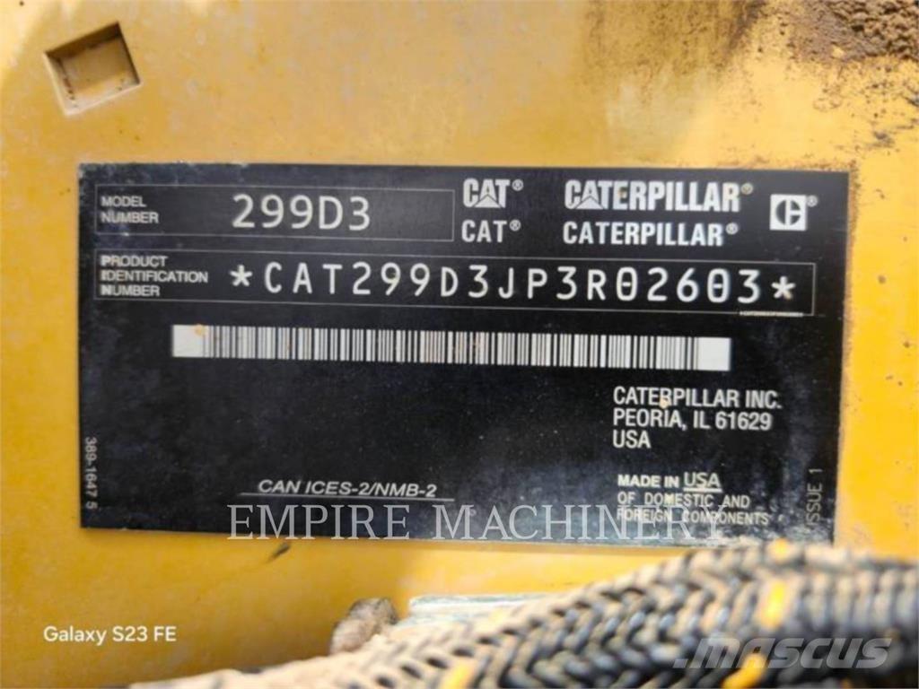 CAT 299D3XPSCA  스키드로더