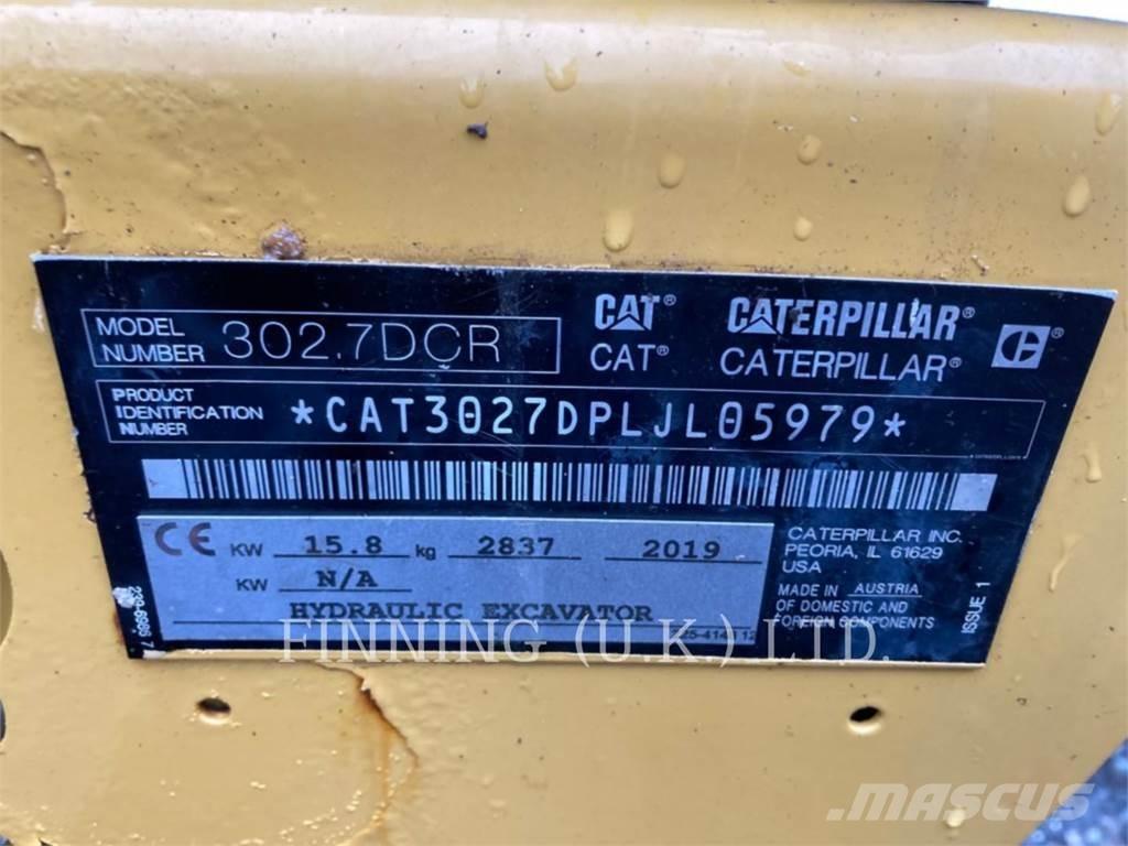 CAT 302.7D CAB 대형 굴삭기 29톤 이상