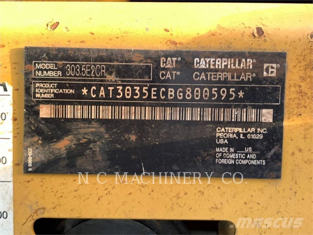 CAT 303.5E2CRN 대형 굴삭기 29톤 이상