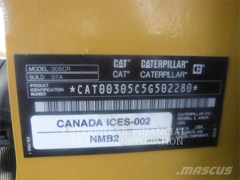 CAT 305-07CR 대형 굴삭기 29톤 이상