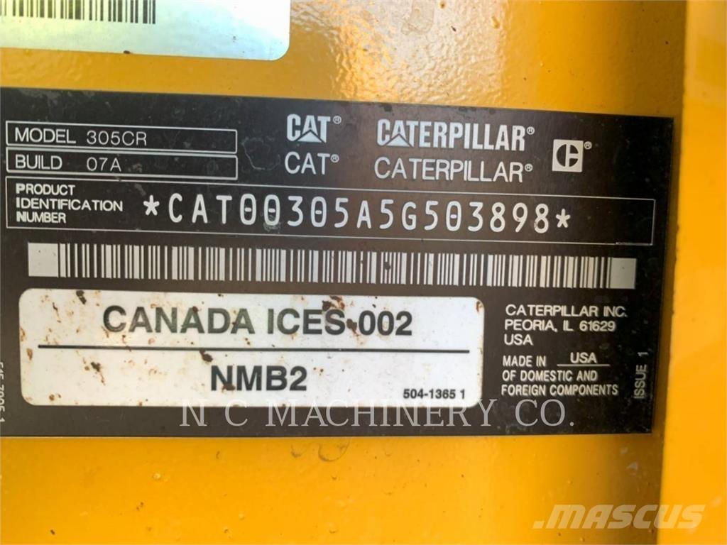 CAT 305 CRCB 대형 굴삭기 29톤 이상