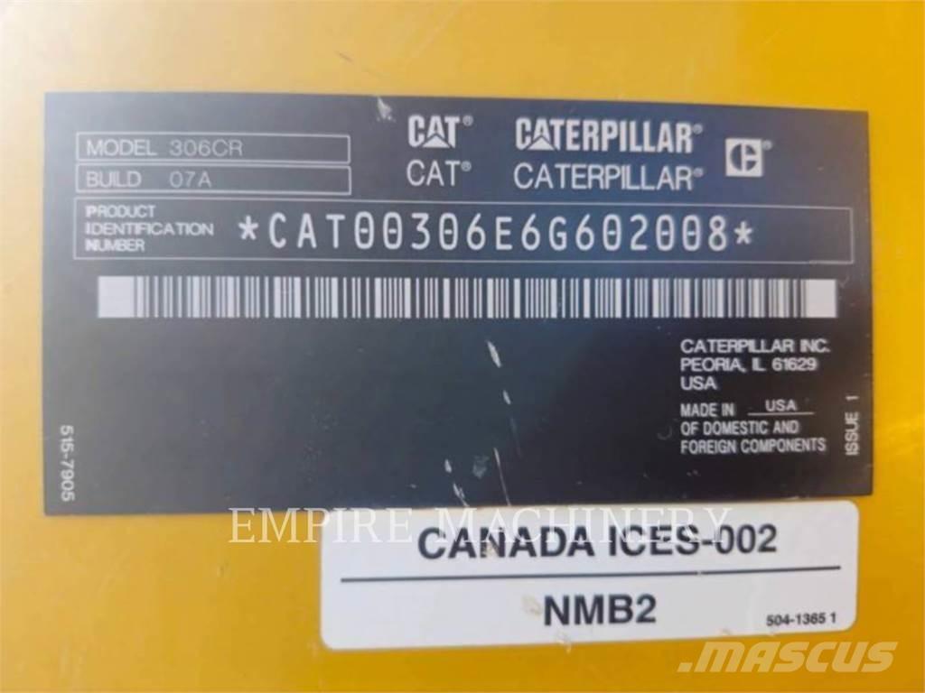 CAT 306-07 OR 대형 굴삭기 29톤 이상