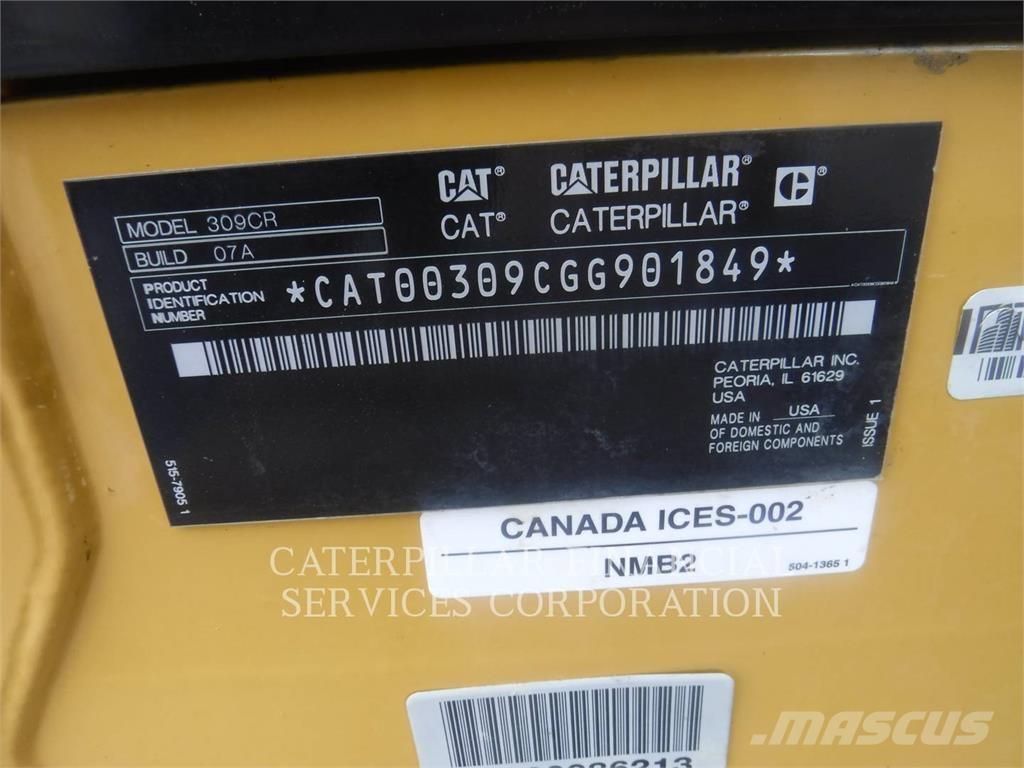 CAT 309-07CR 대형 굴삭기 29톤 이상