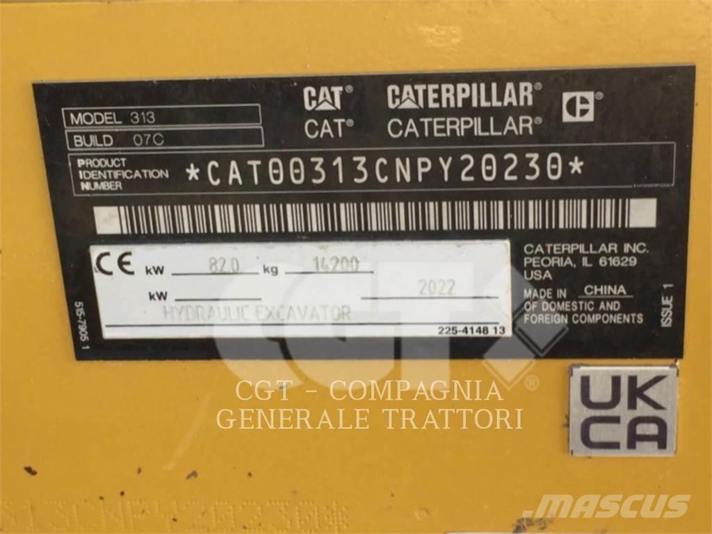 CAT 313 NG 대형 굴삭기 29톤 이상