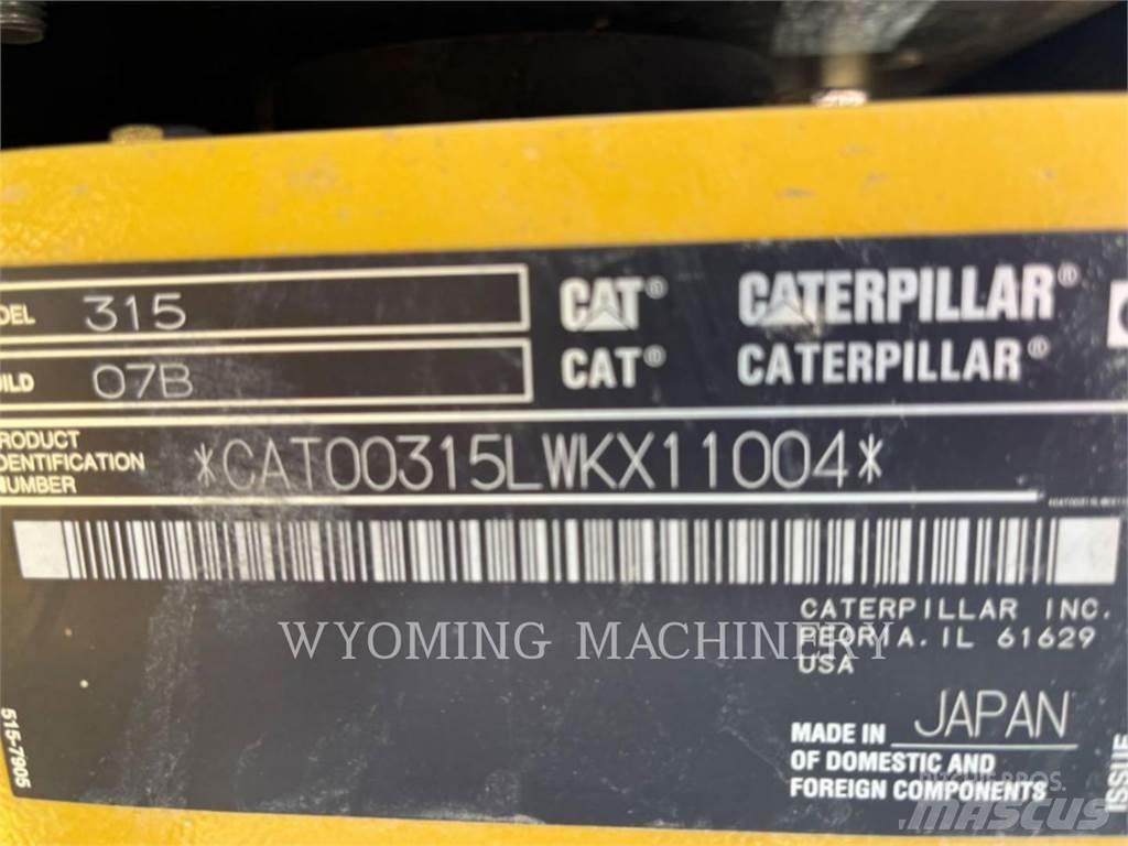 CAT 315 대형 굴삭기 29톤 이상