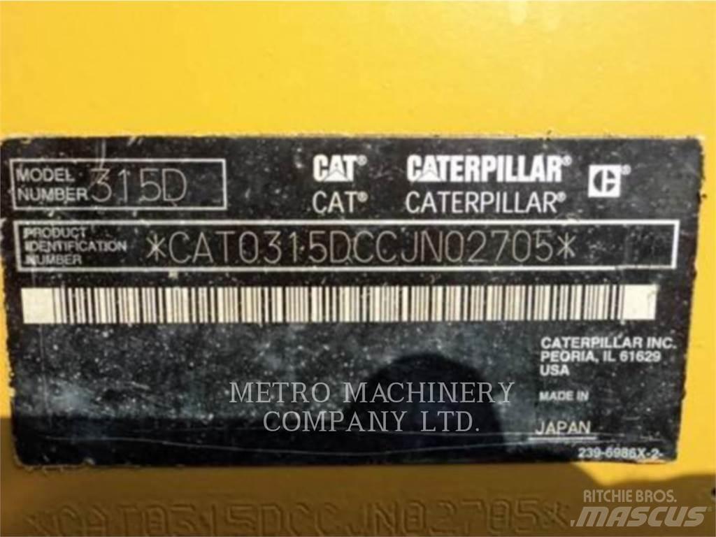 CAT 315DL 대형 굴삭기 29톤 이상