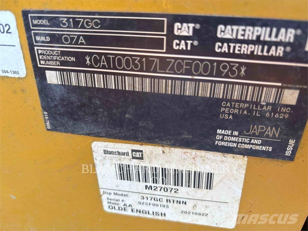 CAT 317 GC 대형 굴삭기 29톤 이상