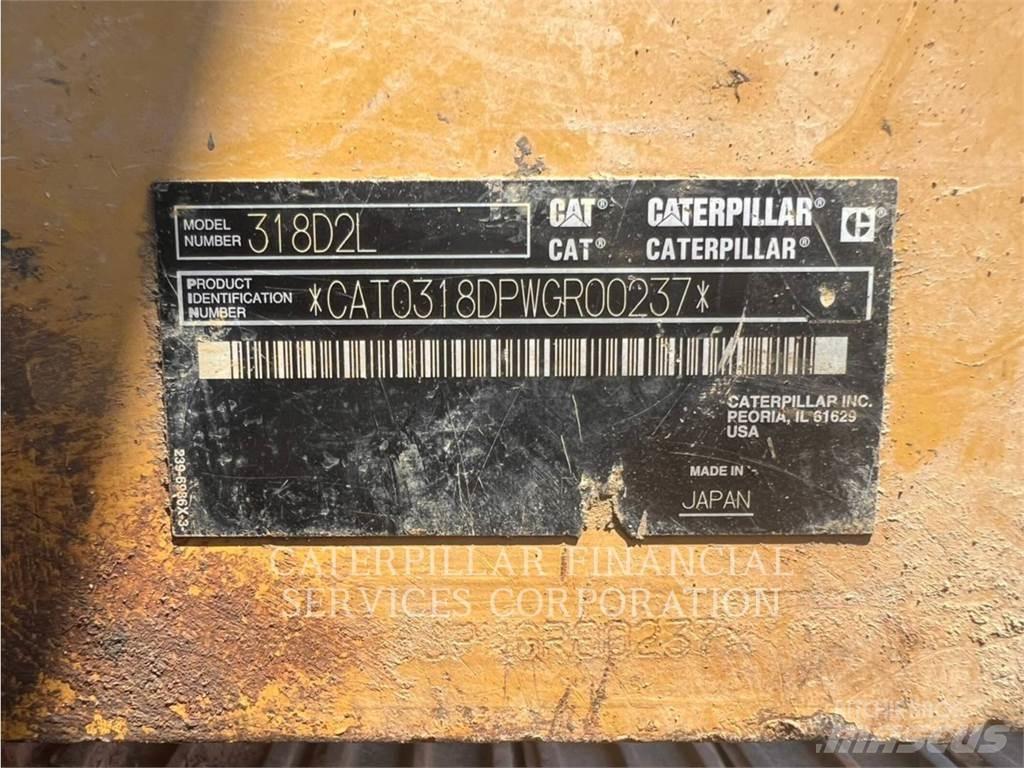 CAT 318D2L 대형 굴삭기 29톤 이상