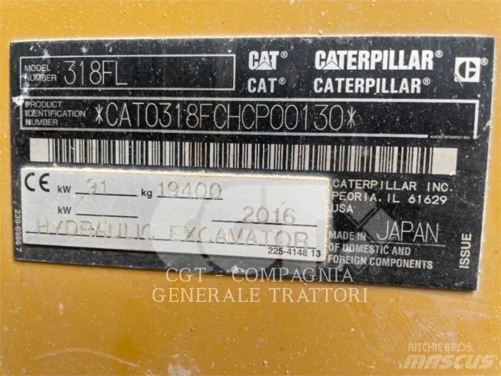 CAT 318F 대형 굴삭기 29톤 이상
