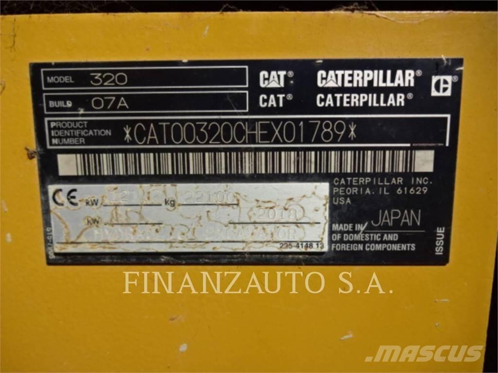 CAT 320 대형 굴삭기 29톤 이상