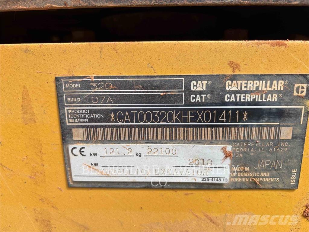 CAT 320 대형 굴삭기 29톤 이상