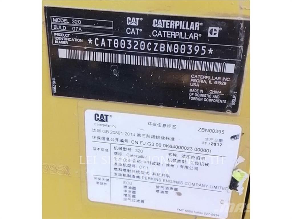 CAT 320-07 대형 굴삭기 29톤 이상