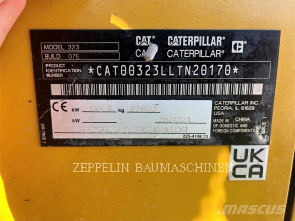 CAT 323-07D 대형 굴삭기 29톤 이상