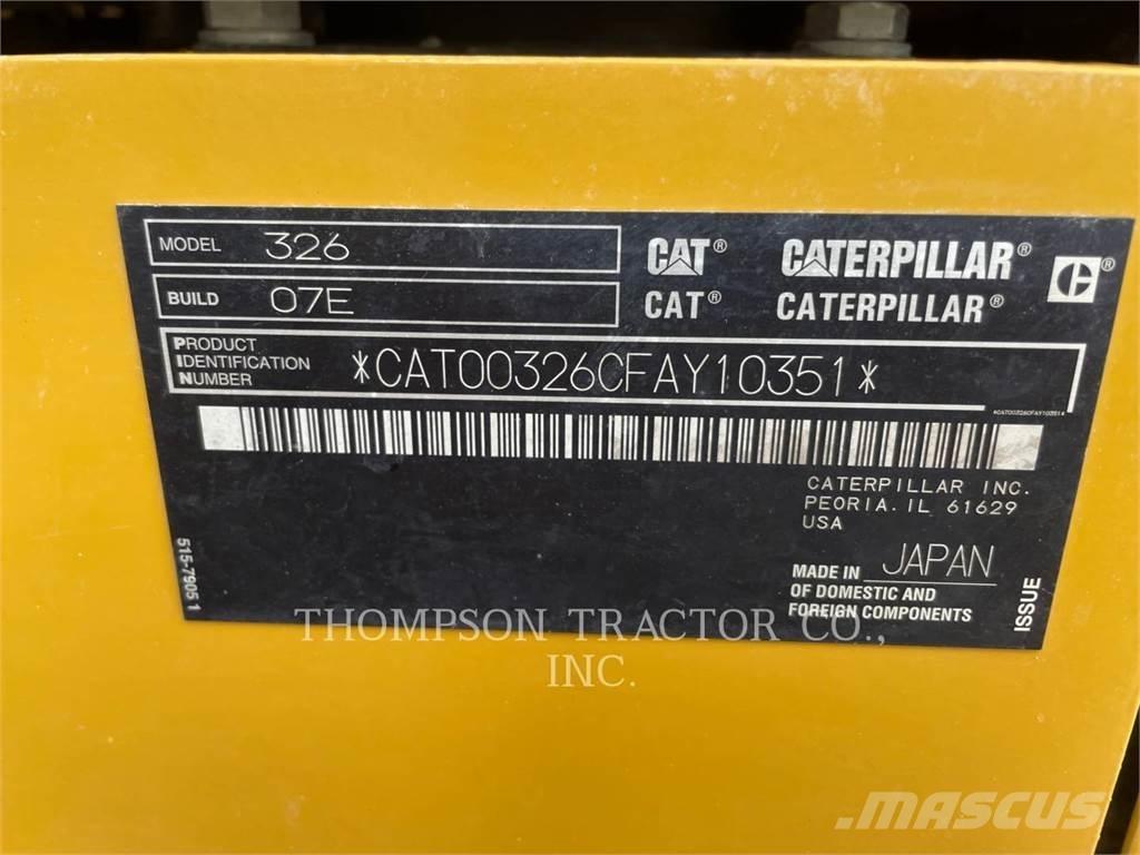 CAT 326 대형 굴삭기 29톤 이상