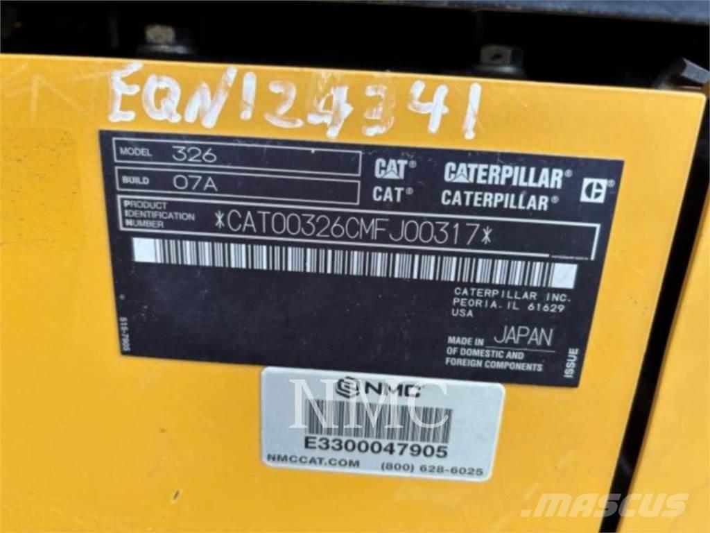 CAT 326-07 대형 굴삭기 29톤 이상