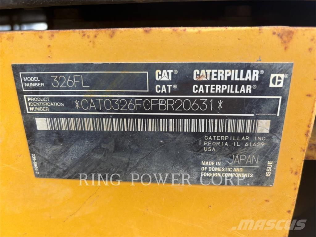 CAT 326FL 대형 굴삭기 29톤 이상