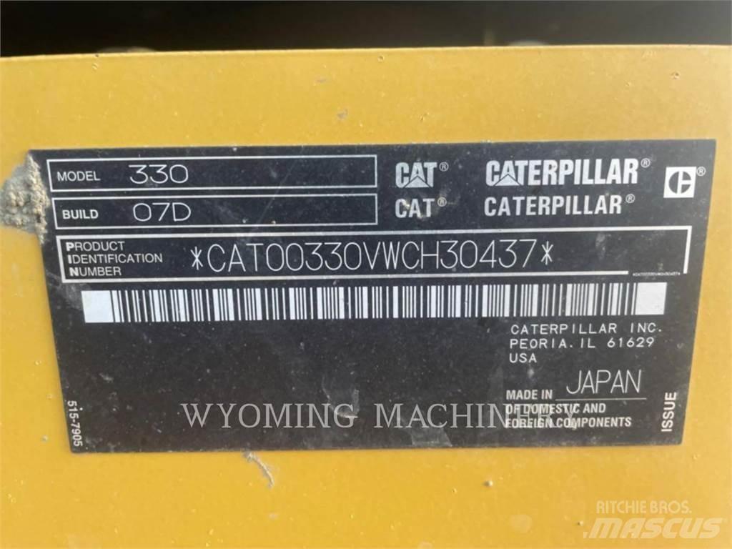 CAT 330 대형 굴삭기 29톤 이상
