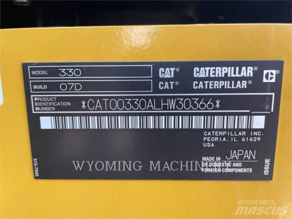 CAT 330 대형 굴삭기 29톤 이상