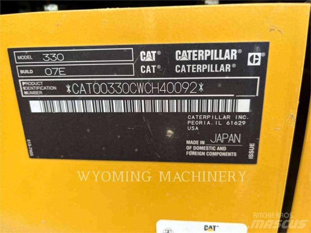 CAT 330 대형 굴삭기 29톤 이상